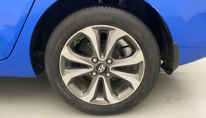 2017 Hyundai Xcent SX 1.2 (O), Petrol, Manual, 35,499 km, Left Rear Wheel