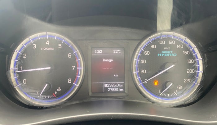 2022 Maruti S Cross ZETA 1.5, Petrol, Manual, 27,846 km, Odometer Image