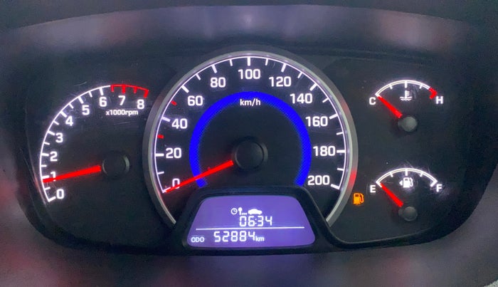 2018 Hyundai Grand i10 ASTA 1.2 KAPPA VTVT, Petrol, Manual, 52,844 km, Odometer Image