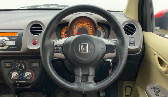 2014 Honda Brio S MT, Petrol, Manual, 99,665 km, Steering Wheel Close Up