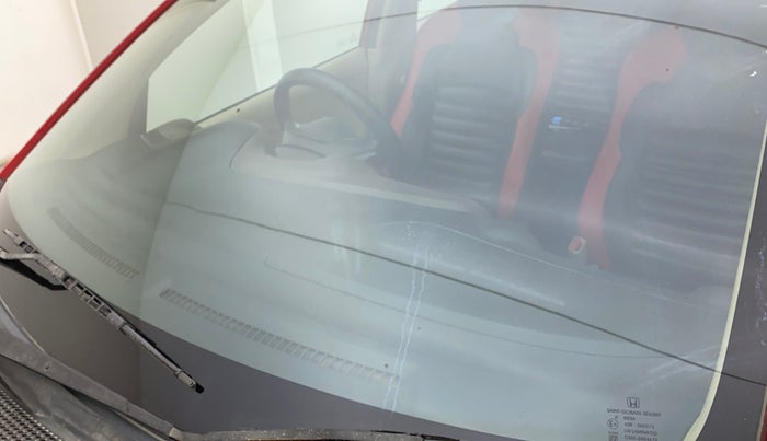 2014 Honda Brio S MT, Petrol, Manual, 99,665 km, Front windshield - Minor spot on windshield