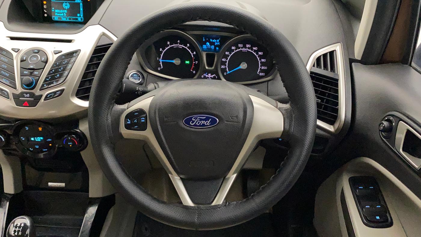 2016 Ford Ecosport TITANIUM 1.5L PETROL, Petrol, Manual, 67,710 km, Steering Wheel Close Up