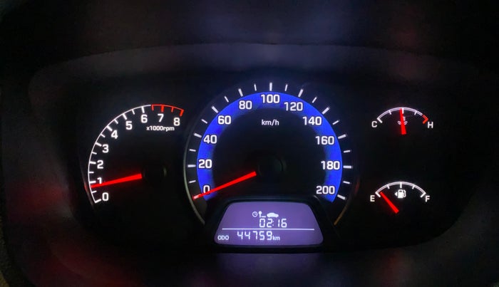 2014 Hyundai Xcent SX 1.2 (O), Petrol, Manual, 44,696 km, Odometer Image