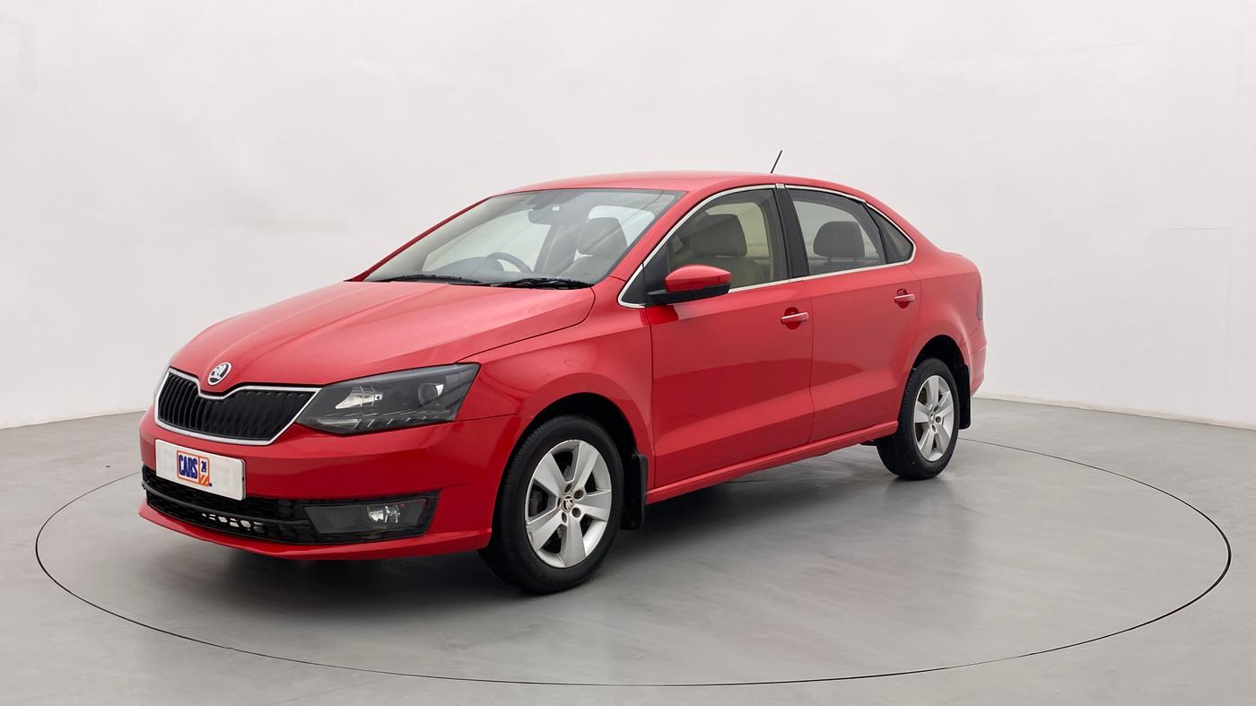 2017 Skoda Rapid STYLE 1.6 MPI MT, Petrol, Manual, 91,707 km, Left Front Diagonal