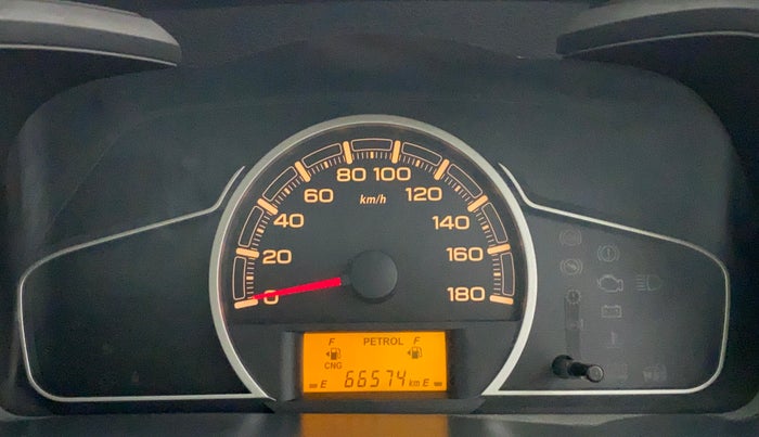 2015 Maruti Alto K10 LXI CNG, CNG, Manual, 66,574 km, Odometer Image