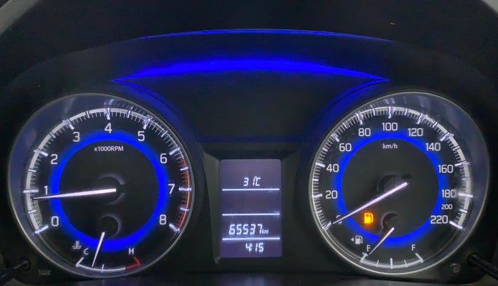 2017 Maruti Baleno DELTA PETROL 1.2, Petrol, Manual, 65,537 km, Odometer Image