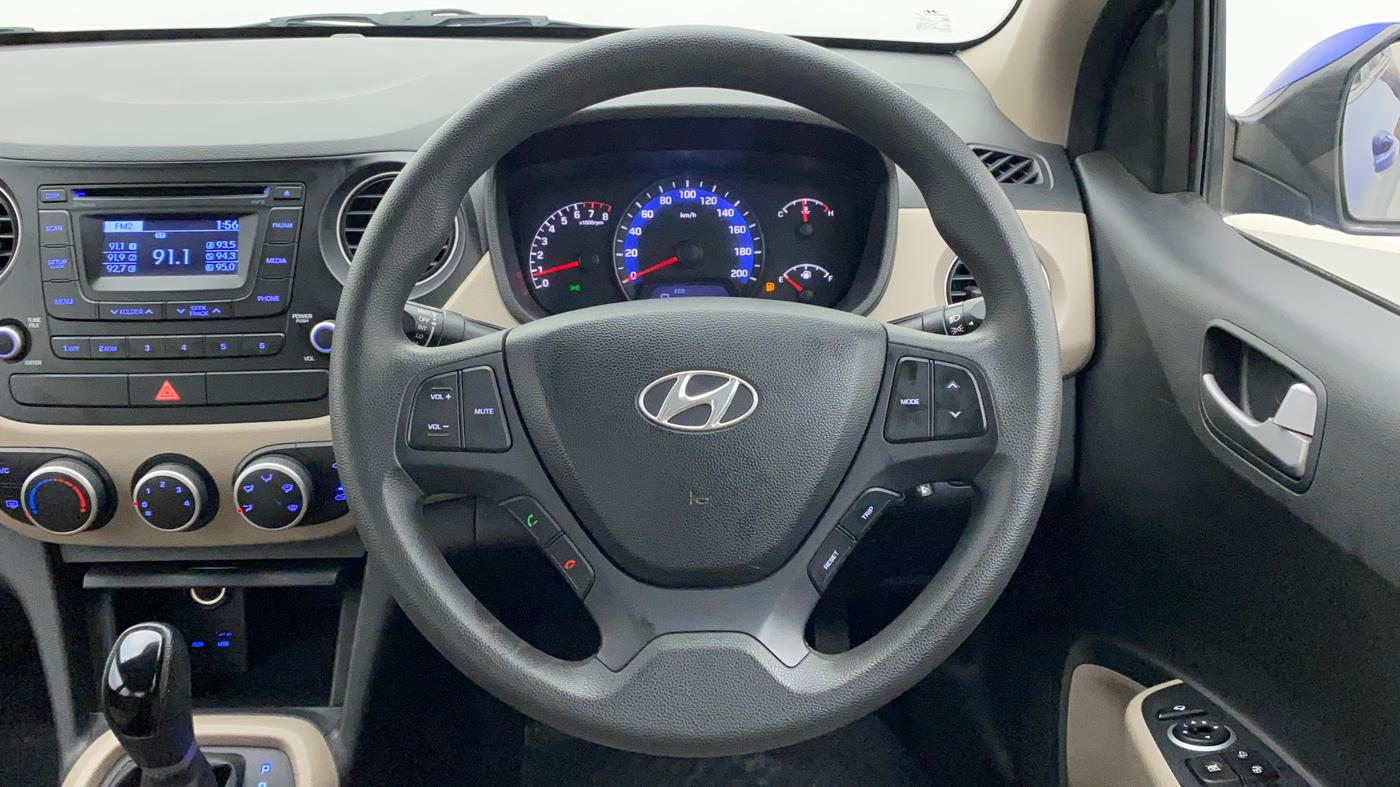 2014 Hyundai Xcent S AT 1.2 (O), Petrol, Automatic, 27,766 km, Steering Wheel Close Up