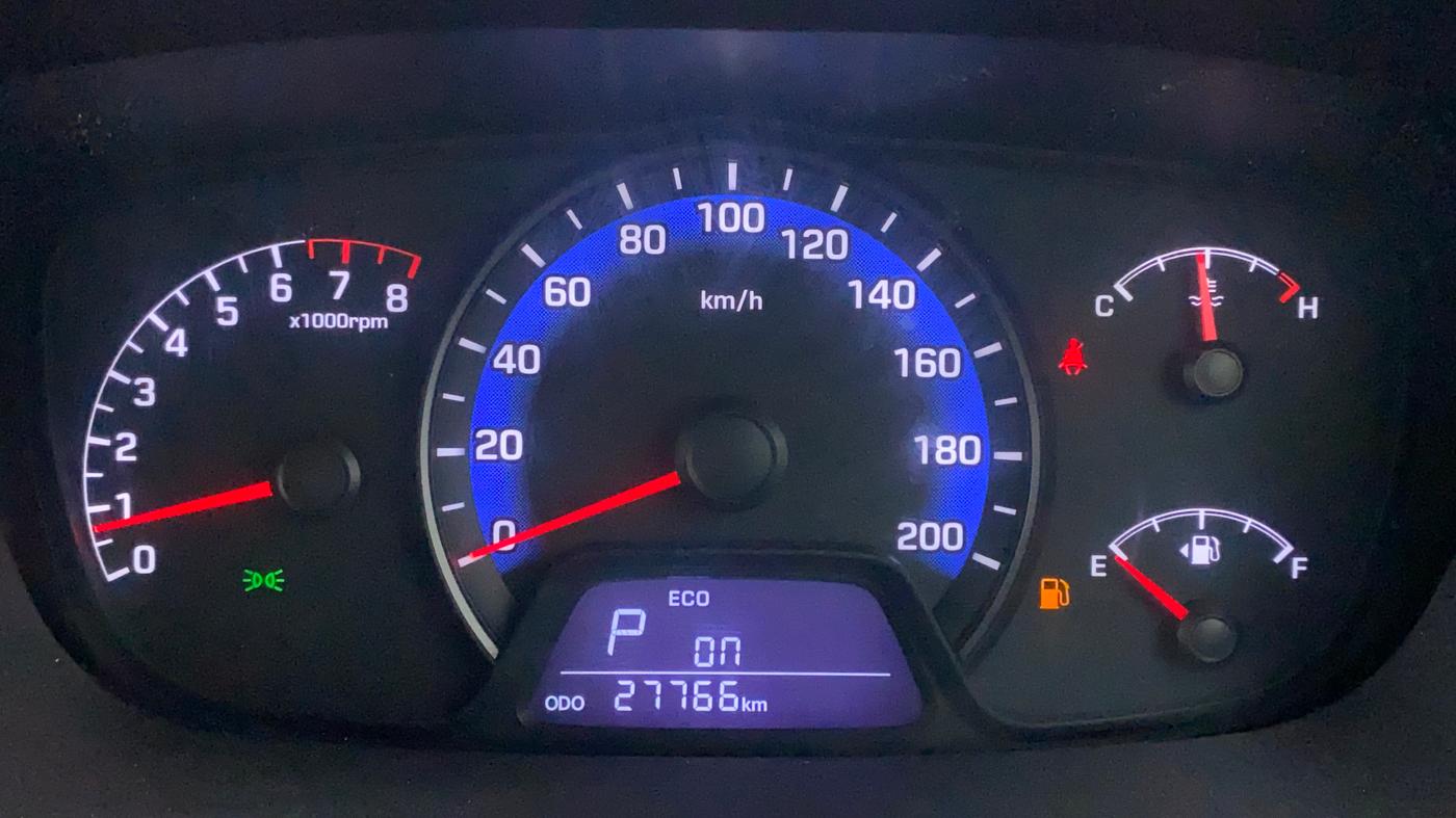 2014 Hyundai Xcent S AT 1.2 (O), Petrol, Automatic, 27,766 km, Odometer Image