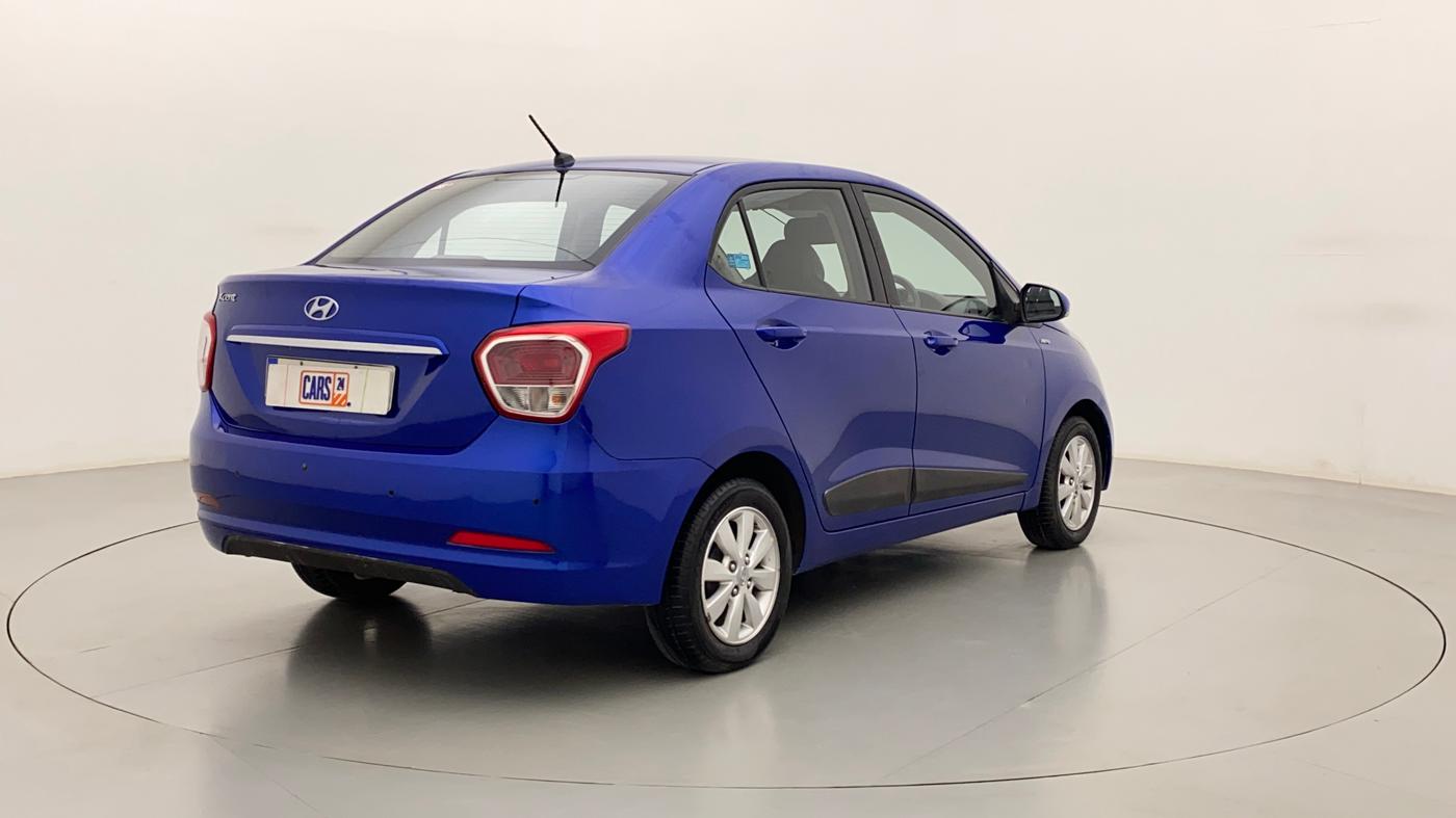 2014 Hyundai Xcent S AT 1.2 (O), Petrol, Automatic, 27,766 km, Right Back Diagonal