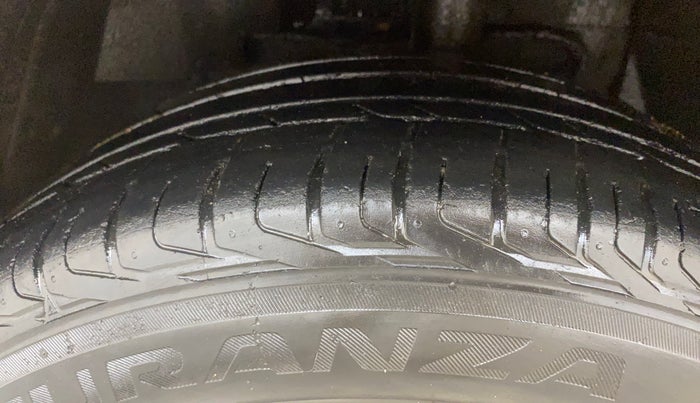 2018 Tata NEXON XZA PLUS PETROL, Petrol, Automatic, 50,343 km, Left Front Tyre Tread