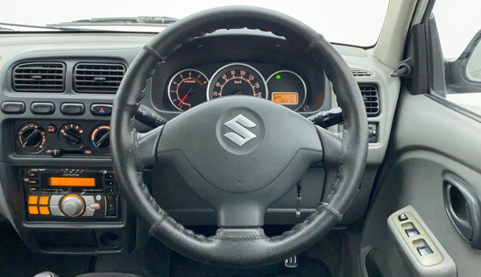 2014 Maruti Alto K10 VXI P, Petrol, Manual, 35,737 km, Steering Wheel Close Up