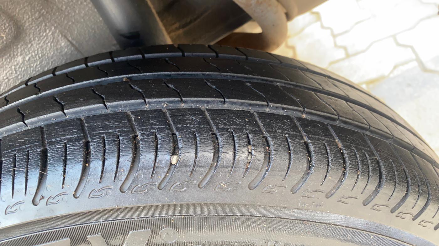 2021 Maruti S PRESSO VXI+, Petrol, Manual, 45,735 km, Left Rear Tyre Tread
