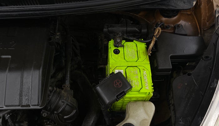 2015 Hyundai Grand i10 ASTA AT 1.2 KAPPA VTVT, Petrol, Automatic, 65,234 km, Engine View - Left