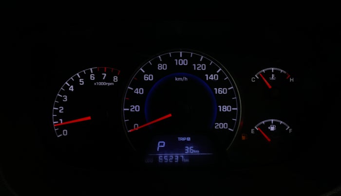 2015 Hyundai Grand i10 ASTA AT 1.2 KAPPA VTVT, Petrol, Automatic, 65,234 km, Odometer Image