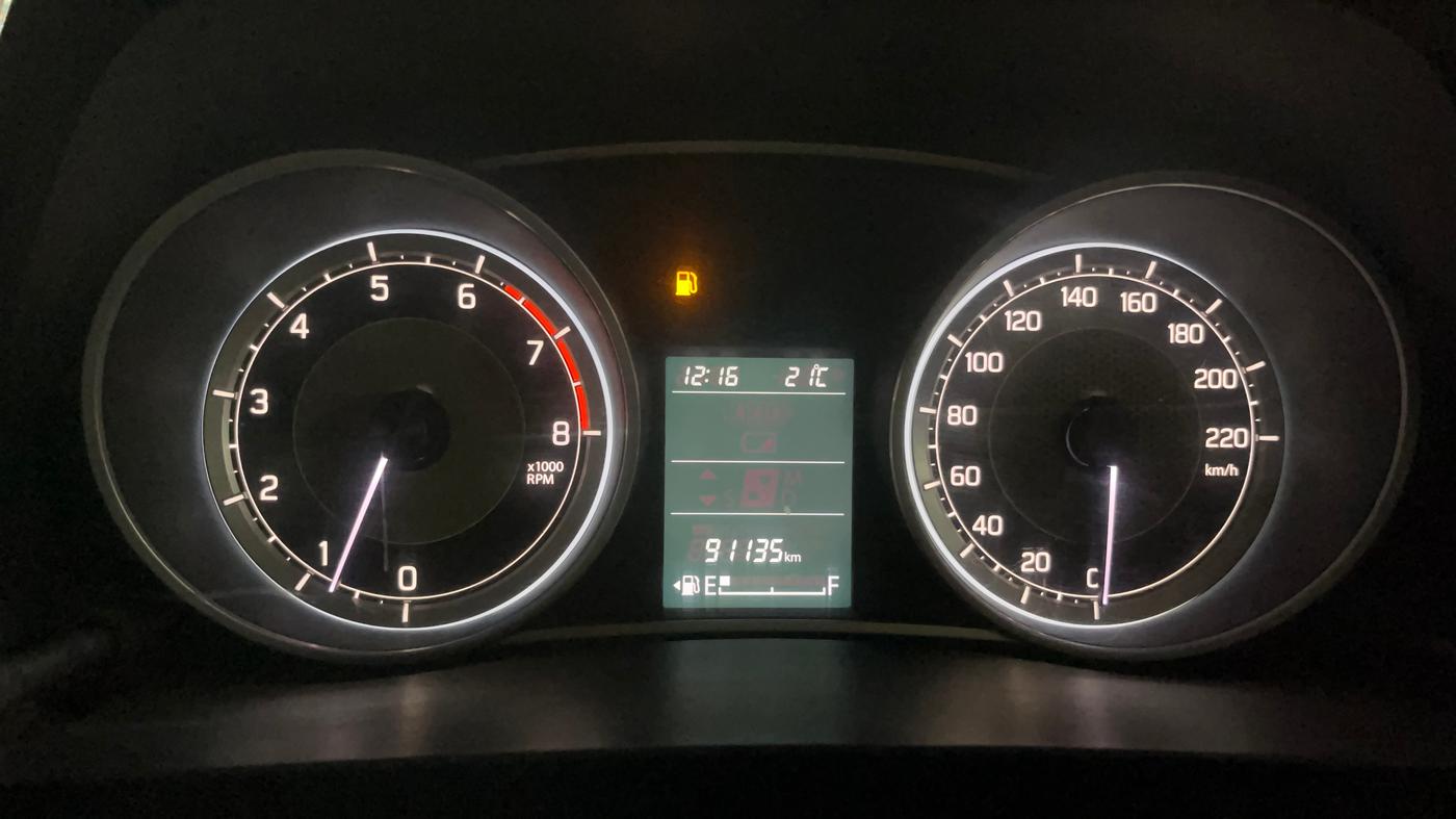 2018 Maruti Dzire ZXI, Petrol, Manual, 91,119 km, Odometer Image