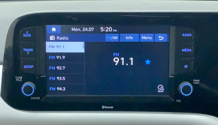 2021 Hyundai GRAND I10 NIOS SPORTZ 1.2 KAPPA VTVT CNG, CNG, Manual, 27,256 km, Infotainment System