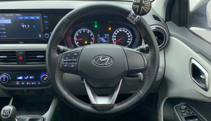 2021 Hyundai GRAND I10 NIOS SPORTZ 1.2 KAPPA VTVT CNG, CNG, Manual, 27,256 km, Steering Wheel Close Up