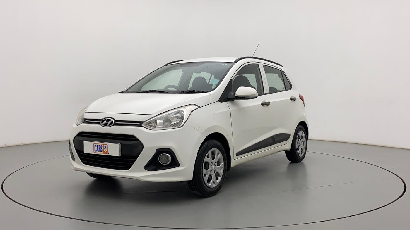 2016 Hyundai Grand i10 SPORTZ 1.2 KAPPA VTVT, CNG, Manual, 1,01,640 km, Left Front Diagonal