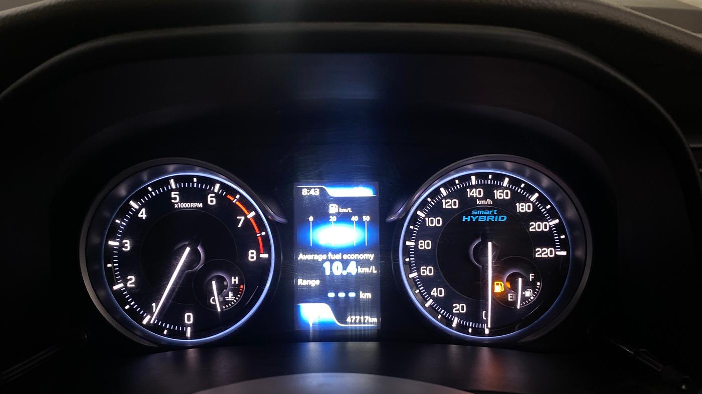 2022 Maruti Ertiga ZXI AT SHVS, Petrol, Automatic, 47,689 km, Odometer Image