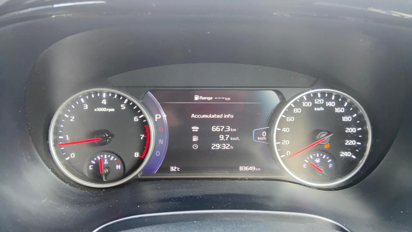 2022 KIA SELTOS X LINE 1.4 DCT, Petrol, Automatic, 83,632 km, Odometer Image