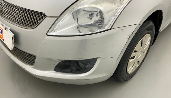 2014 Maruti Swift VXI, Petrol, Manual, 6,331 km, Front bumper - Minor damage