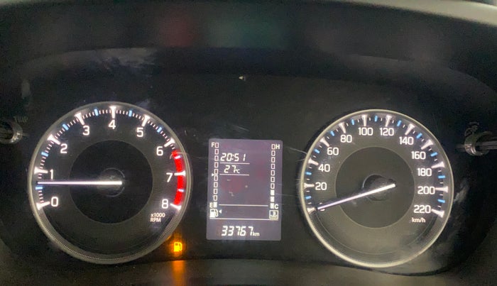 2024 Maruti FRONX DELTA PLUS 1.2MT, Petrol, Manual, 33,765 km, Odometer Image