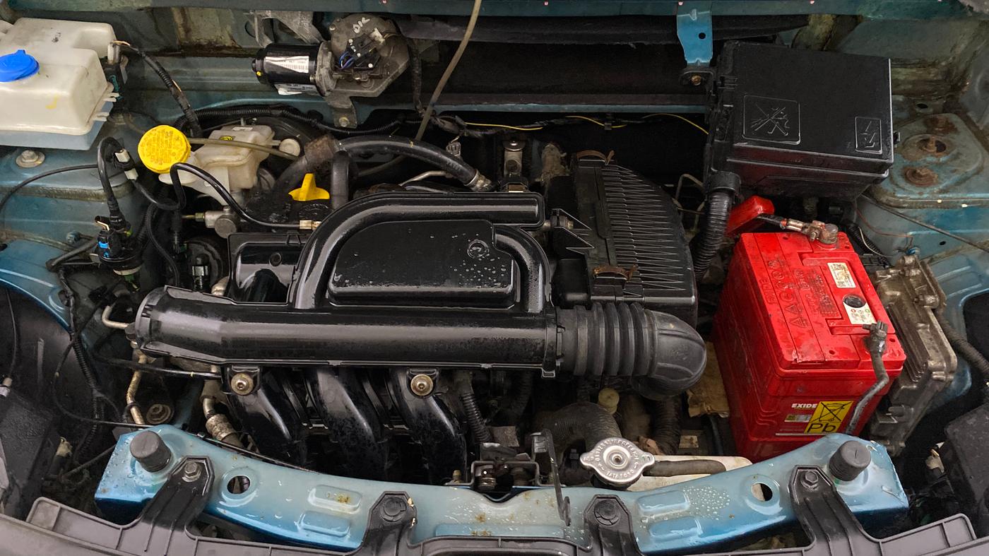 2021 Renault Kwid RXT 1.0 AMT (O), Petrol, Automatic, 17,374 km, Engine View