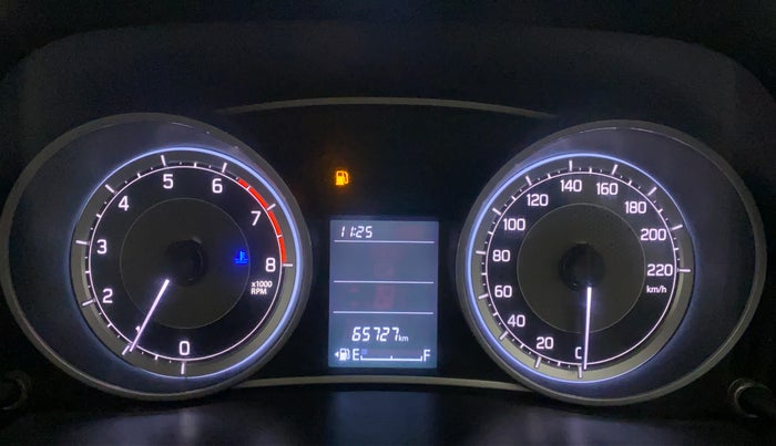 2017 Maruti Dzire VXI, Petrol, Manual, 65,727 km, Odometer Image