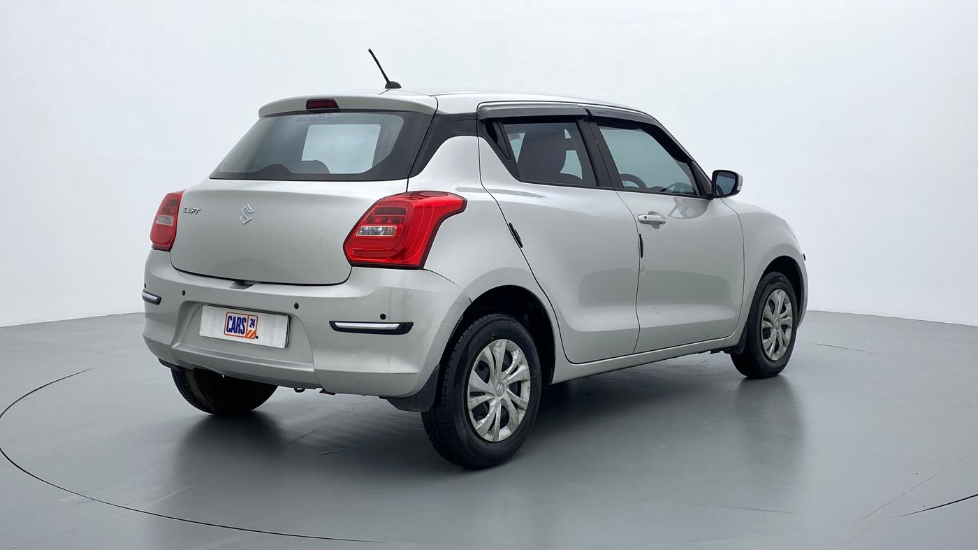2018 Maruti Swift VXI D, Petrol, Manual, 4,044 km, Right Back Diagonal (45- Degree) View