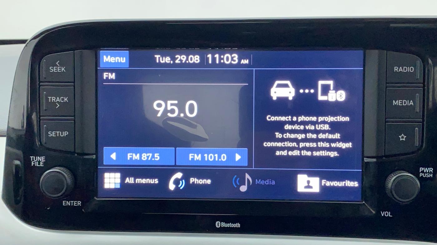 2021 Hyundai GRAND I10 NIOS ASTA 1.2 KAPPA VTVT, Petrol, Manual, 10,264 km, Infotainment System