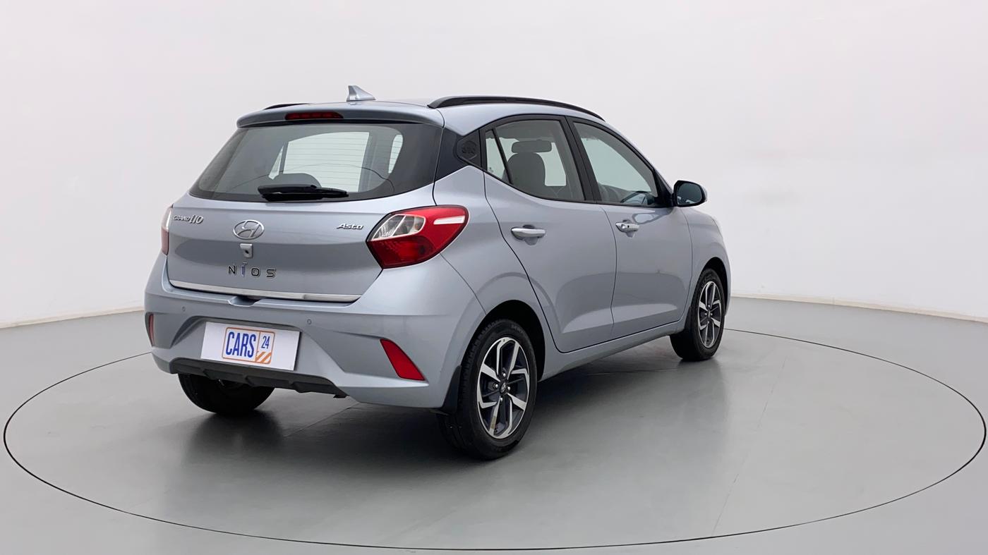 2021 Hyundai GRAND I10 NIOS ASTA 1.2 KAPPA VTVT, Petrol, Manual, 10,264 km, Right Back Diagonal