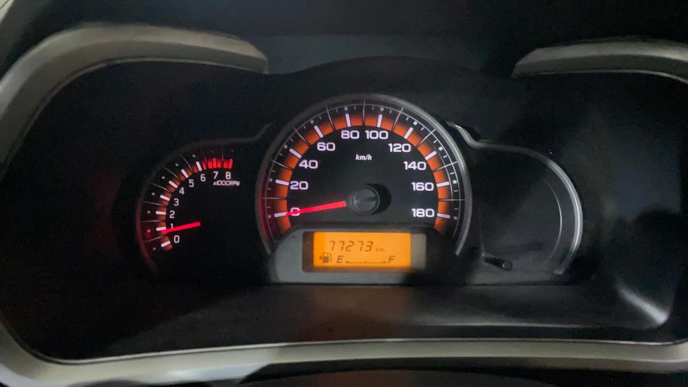 2015 Maruti Alto K10 VXI, Petrol, Manual, 77,254 km, Odometer Image