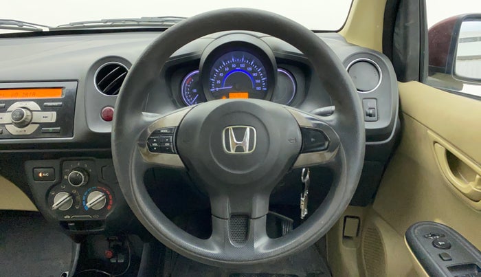 2015 Honda Amaze 1.2L I-VTEC S, Petrol, Manual, 92,348 km, Steering Wheel Close Up