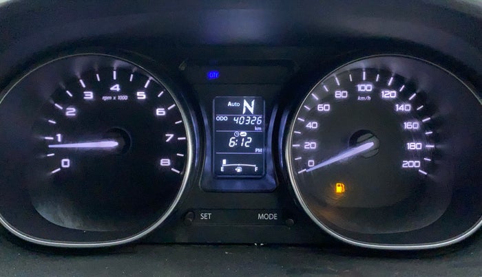 2018 Tata TIGOR XZA PETROL, Petrol, Automatic, 40,326 km, Odometer Image