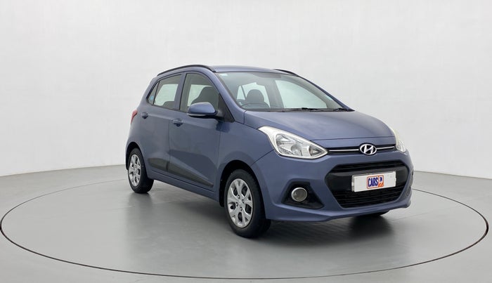 2016 Hyundai Grand i10 SPORTZ 1.2 KAPPA VTVT, Petrol, Manual, 36,493 km, Right Front Diagonal