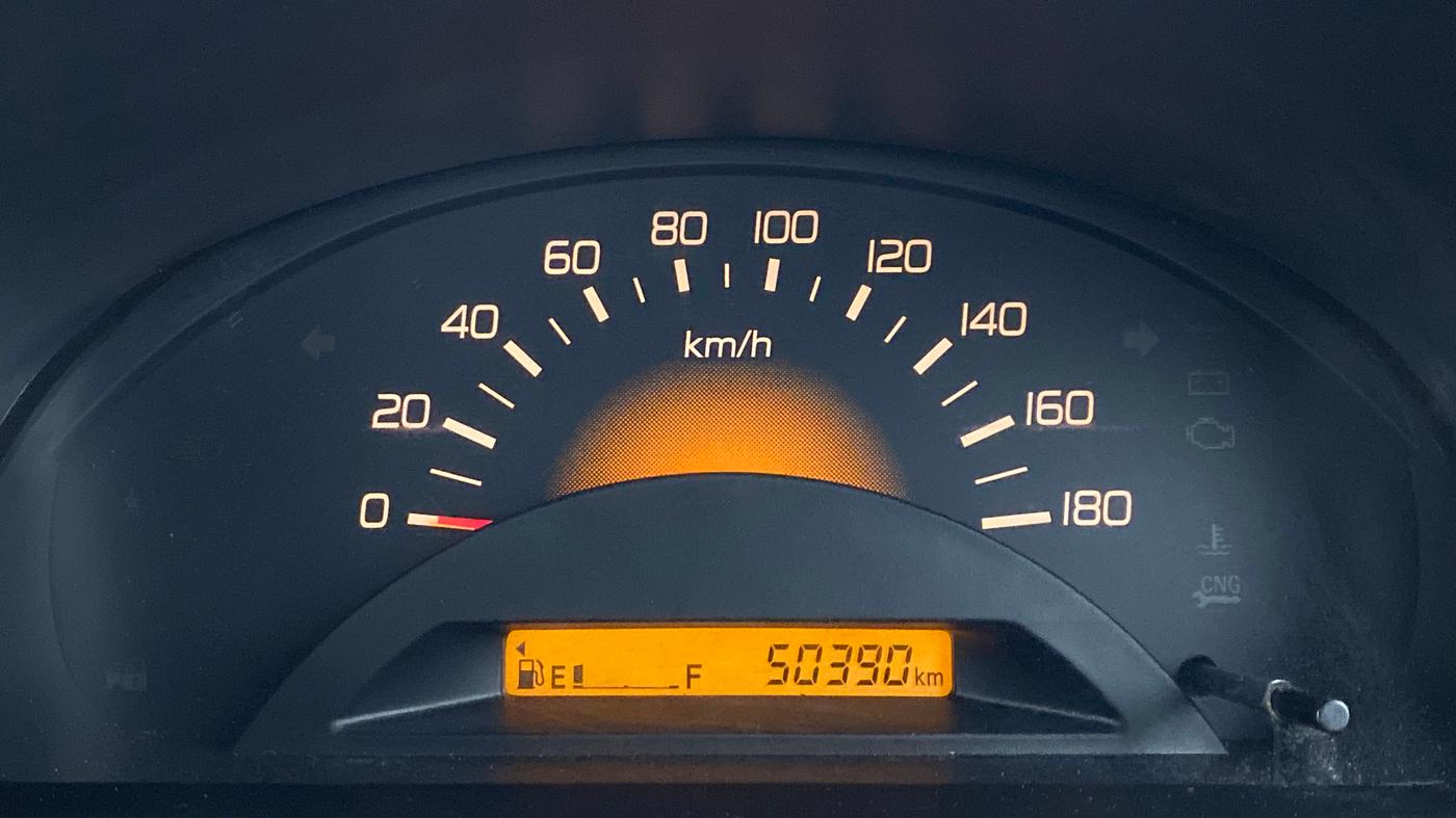 2013 Maruti Wagon R 1.0 LXI CNG, CNG, Manual, 50,428 km, Odometer Image