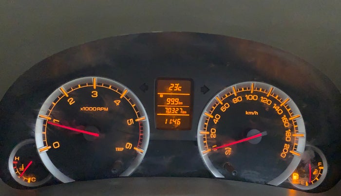 2014 Maruti Ertiga ZDI, Diesel, Manual, 70,327 km, Odometer Image