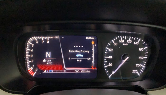 2022 Tata PUNCH CREATIVE  AMT, Petrol, Automatic, 45,186 km, Odometer Image