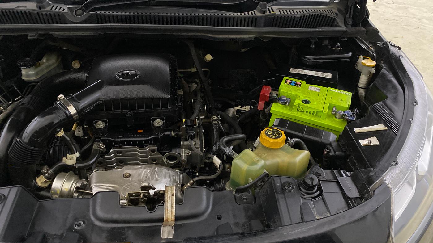 2022 Tata NEXON XZA PLUS PETROL DARK EDITION, Petrol, Automatic, 63,739 km, Engine View - Left