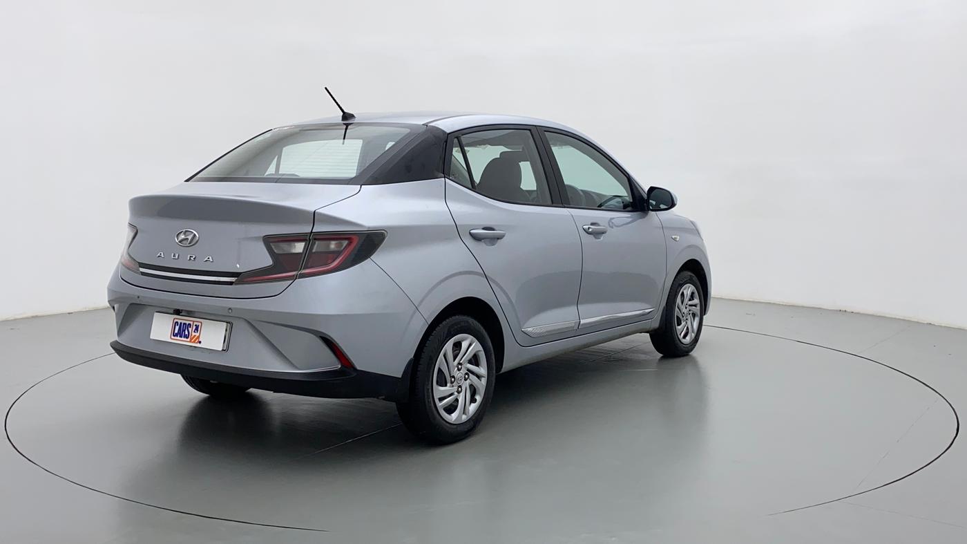 2022 Hyundai AURA S CNG, CNG, Manual, 12,798 km, Right Back Diagonal