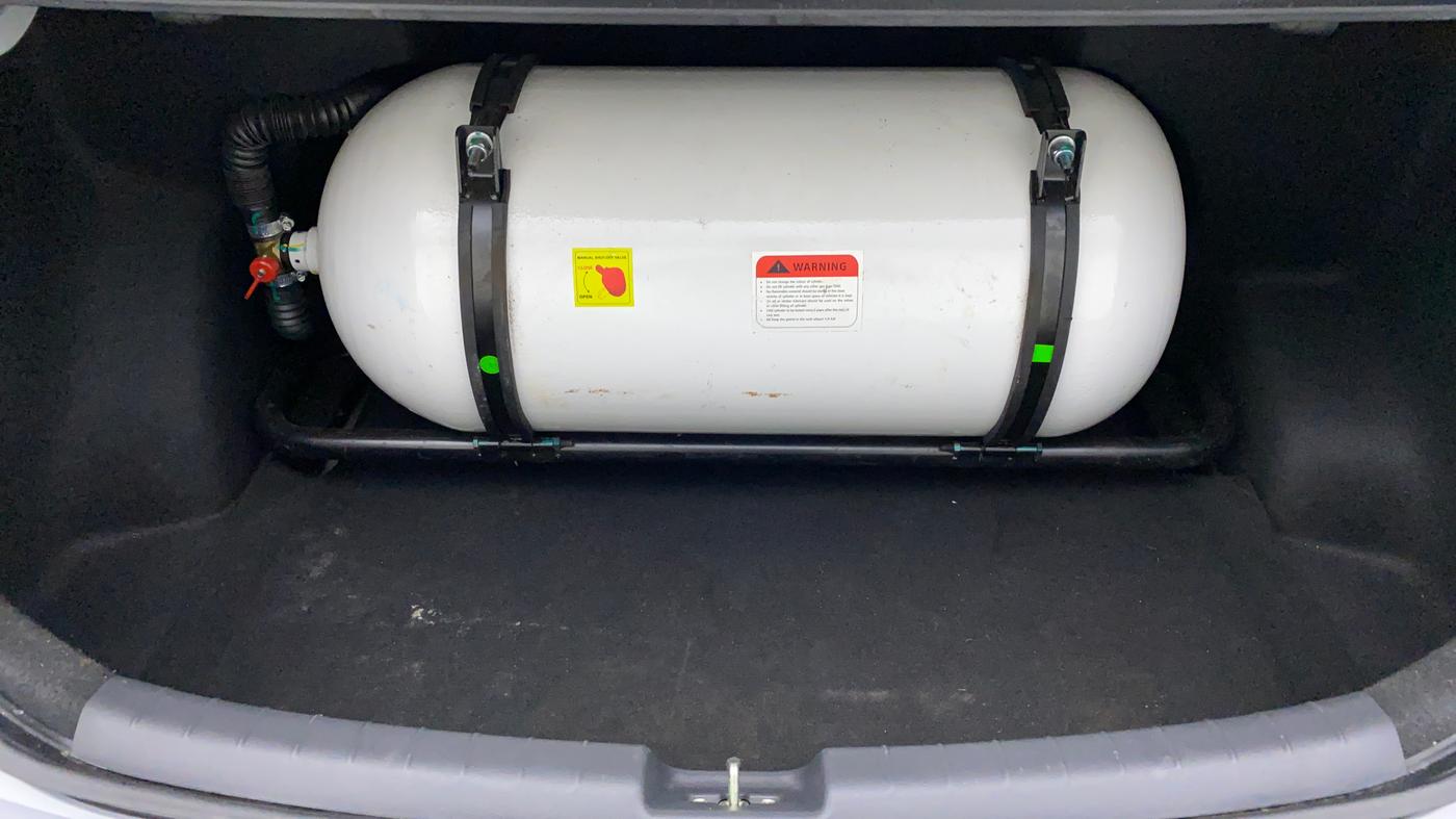 2022 Hyundai AURA S CNG, CNG, Manual, 12,798 km, Boot Inside