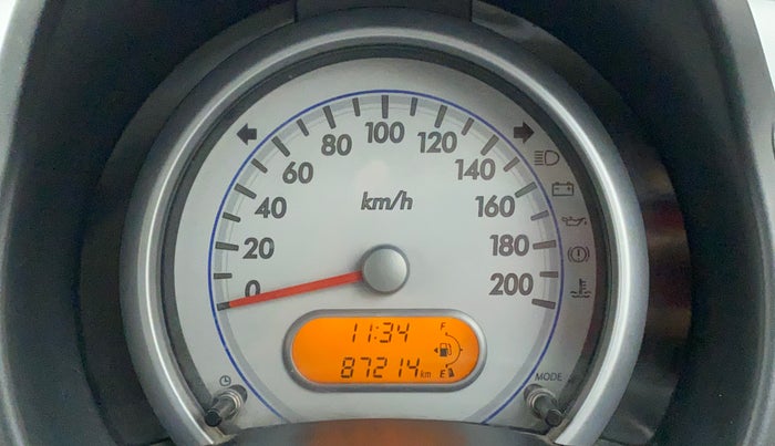 2012 Maruti Ritz VXI, Petrol, Manual, 87,214 km, Odometer Image