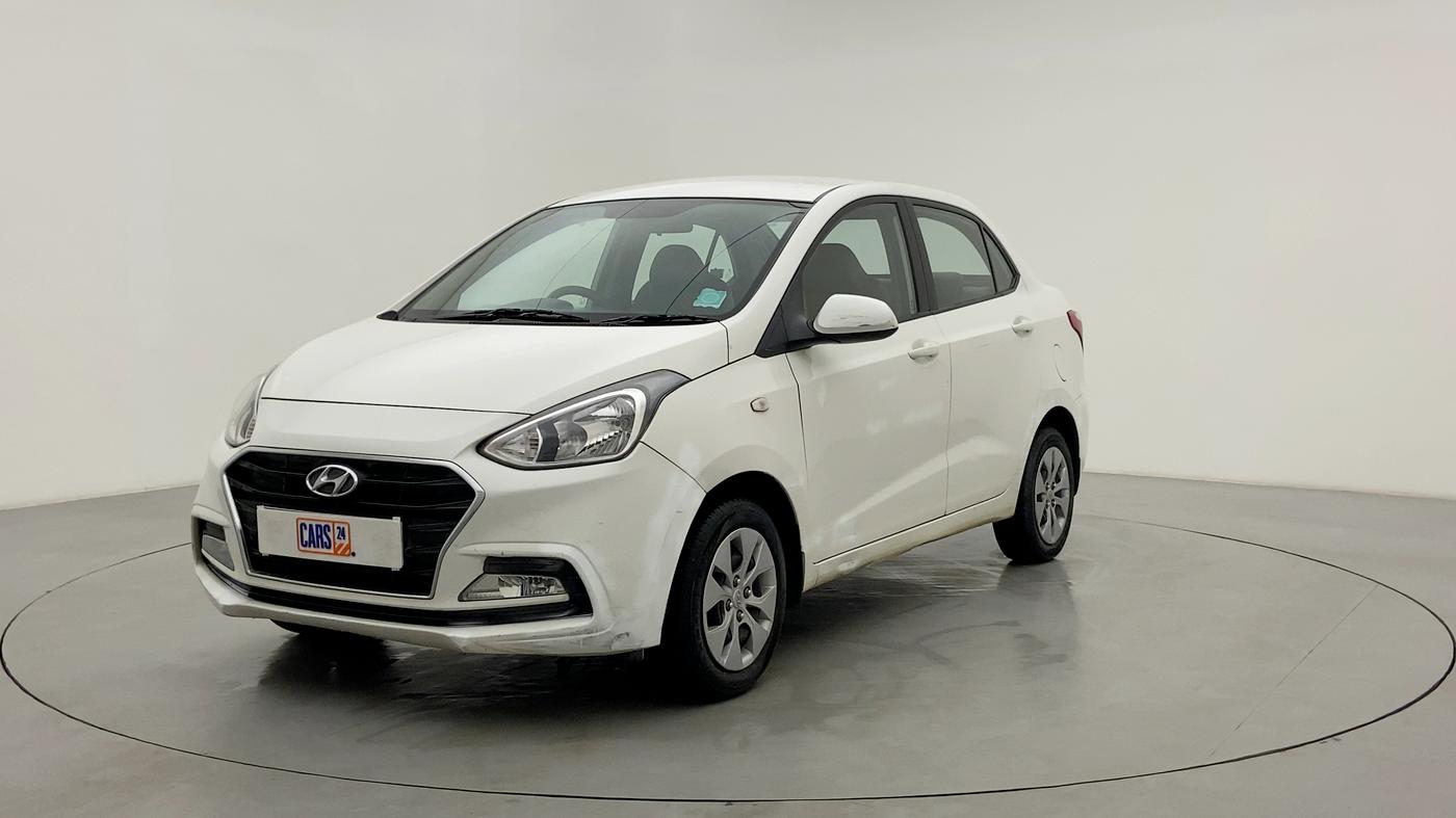 2018 Hyundai Xcent E PLUS, Petrol, Manual, 19,626 km, Left Front Diagonal