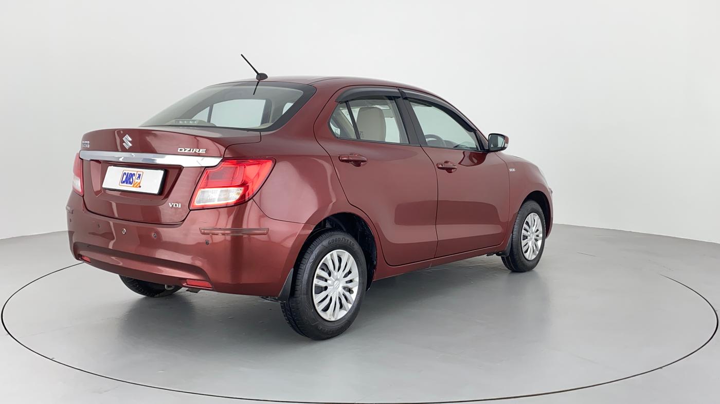 2018 Maruti Dzire VDI, Diesel, Manual, 57,143 km, Right Back Diagonal