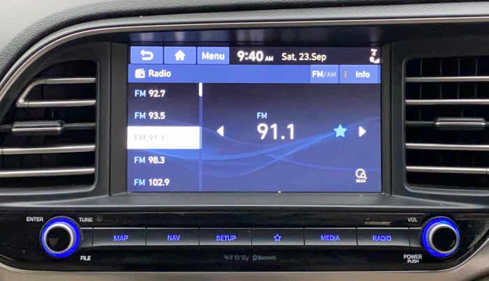 2021 Hyundai New Elantra 1.5 SX MT DIESEL, Diesel, Manual, 71,873 km, Infotainment System
