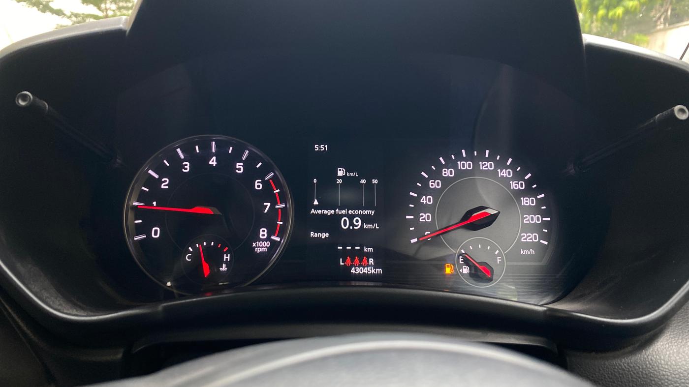 2024 Maruti Swift ZXI PLUS, Petrol, Manual, 43,044 km, Odometer Image