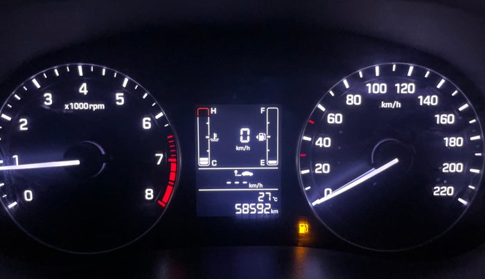 2016 Hyundai Creta S 1.6 PETROL, Petrol, Manual, 58,584 km, Odometer Image