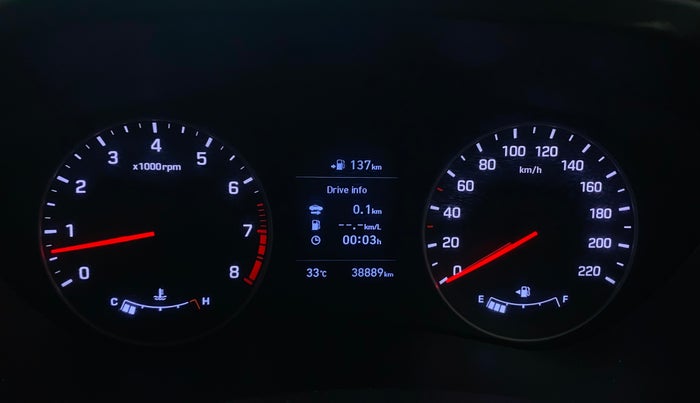 2019 Hyundai Elite i20 ASTA 1.2 (O), Petrol, Manual, 38,963 km, Odometer Image