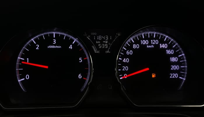 2017 Nissan Sunny XV DIESEL, Diesel, Manual, 1,18,427 km, Odometer Image