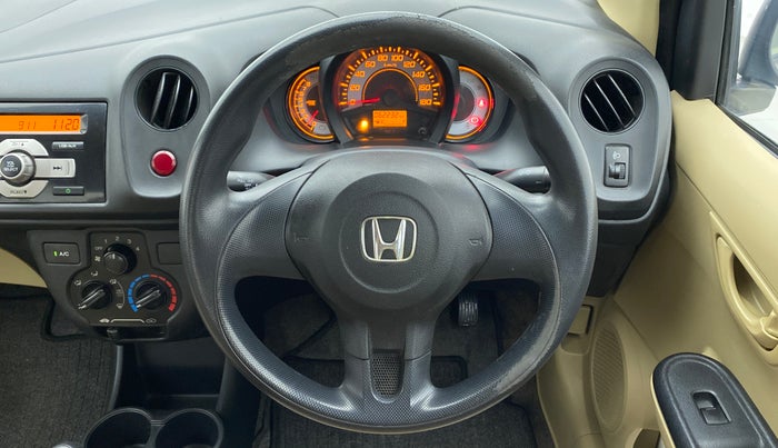 2014 Honda Brio E MT, Petrol, Manual, 62,232 km, Steering Wheel Close Up
